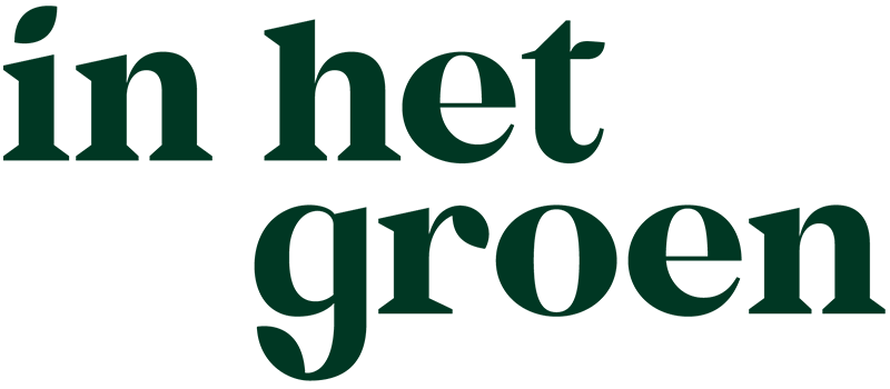 In het groen logo